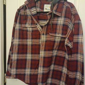 Flannel hoodie